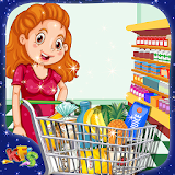 Mom Supermarket Shopping icon