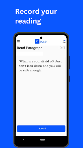Praccel - Your Read Aloud app Screen 3