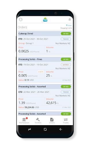 Nui Markets Screen 2