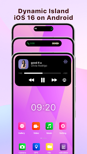 Android application Dynamic Island - iOS 16 Style screenshort