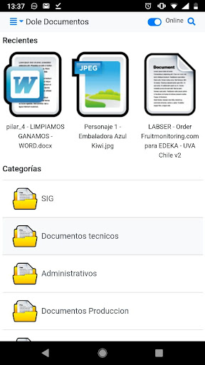 Android application DoleDoc screenshort