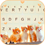 Cute Kittens Keyboard Background Apk