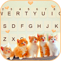 Фон клавиатуры Cute Kittens