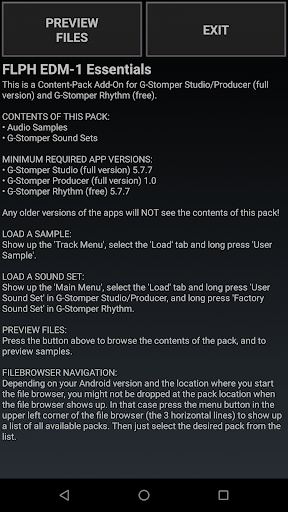 Screenshot of G-Stomper Edm-1 Essentials