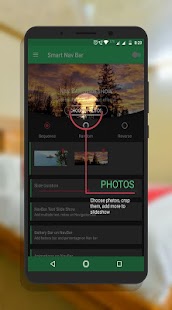 Smart navigation bar - navbar Screenshot