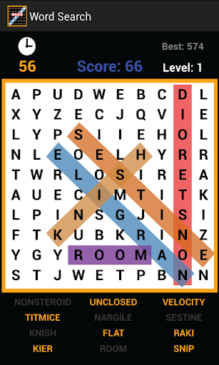 Android application Word Search Crossword screenshort