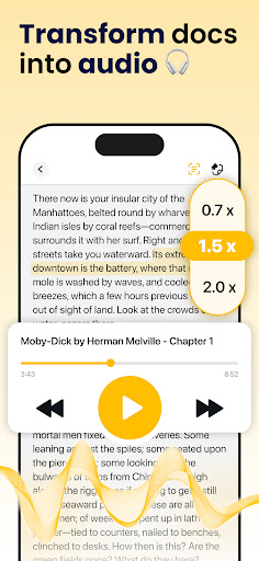 Screenshot of Listen AI: Text to Speech
