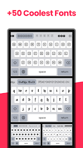 Fonts&Emoji-Themes keyboard