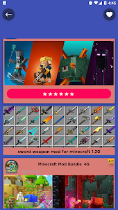 sword weapon mod for minecraft
