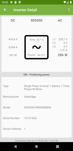 SolarMON for SolarEdge - Pro Screen 2
