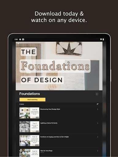 Screenshot of Design Sessions