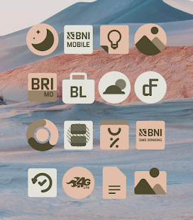 Android 12 Couleurs - Capture d'écran du pack d'icônes
