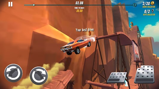 Racing Terrain Car Stunt Trial Unknown
