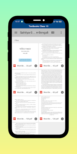 Android application West Bengal Standard Ten Book screenshort