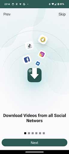 Android application Video Downloader All Socials screenshort