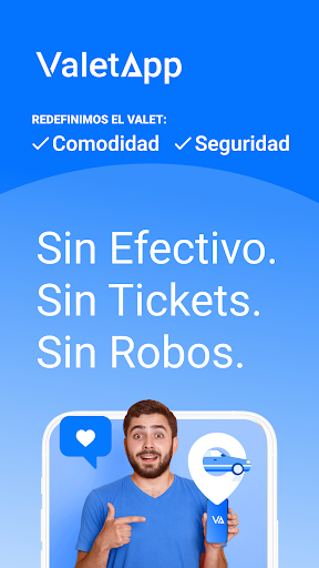 Android application Valet App MX screenshort