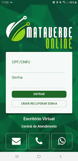 Android application Mataverde Online screenshort