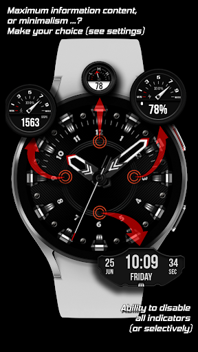 WFP 225 Hybrid watch face screenshot 2