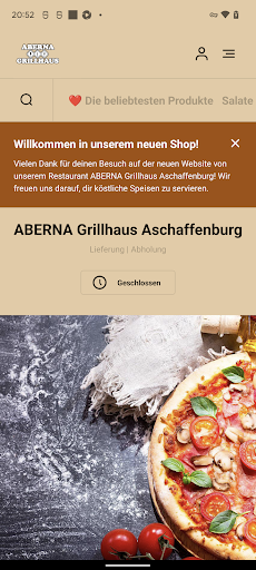 Android application ABERNA Grillhaus Aschaffenburg screenshort