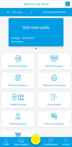 Coris Money V2 Screen 3