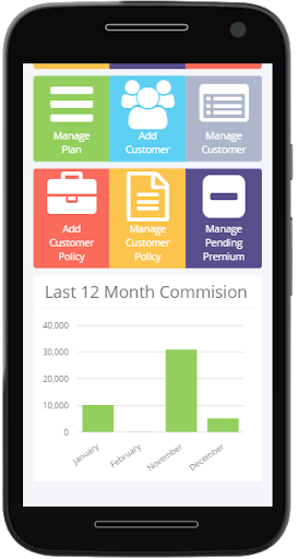Insurance Agent App Screen 2