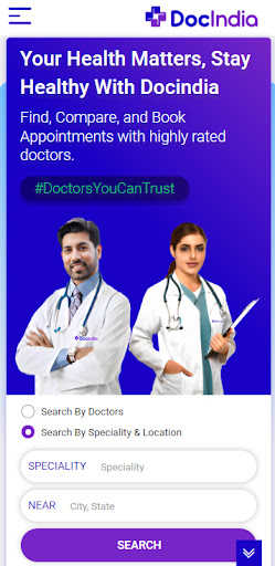 Android application DocIndia screenshort