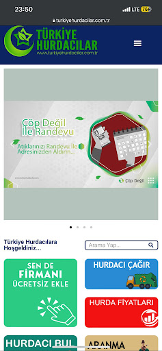 Android application Hurdacı Bul screenshort