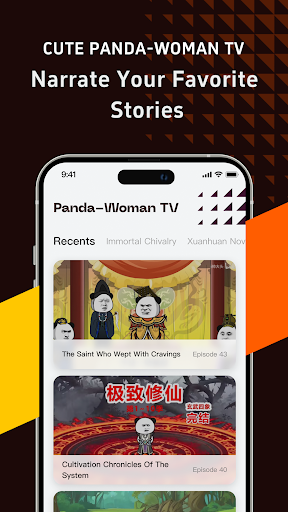 Panda-Woman TV Screen 3