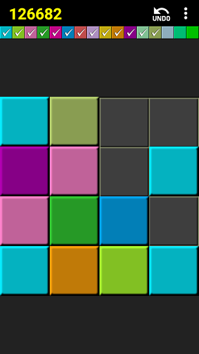 Screenshot of 2048 Colors Puzzle
