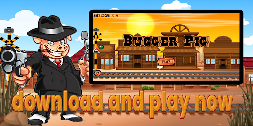 Android application Bugger Pig Run Away screenshort