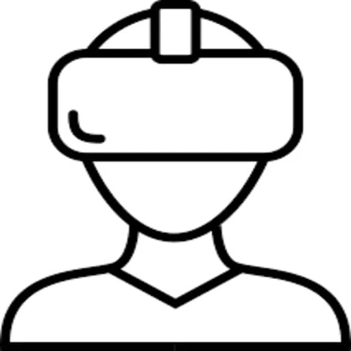 V R glasses logo