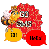 GO SMS - Honey Bee Love icon