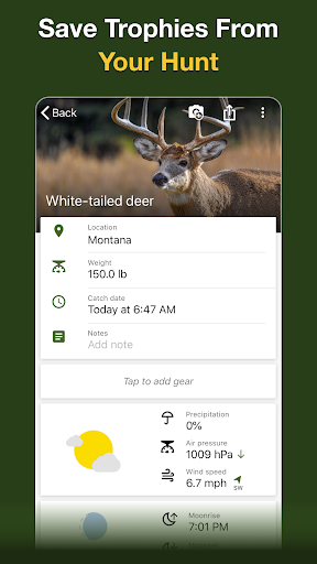 Screenshot of Hunting Points: GPS Hunt Map