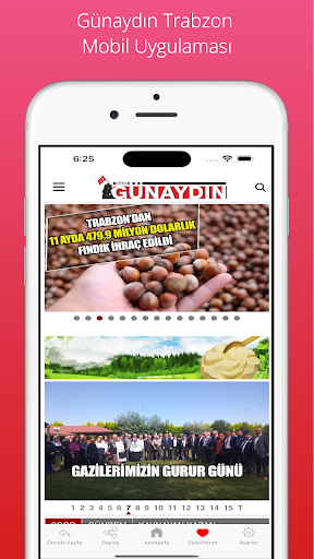 Android application Günaydın Trabzon screenshort