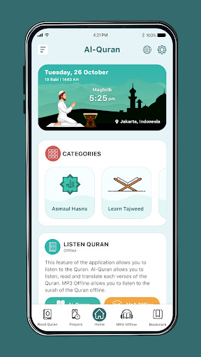 Android application Al Quran MP3 (Offline) screenshort