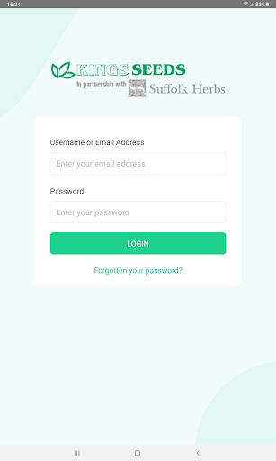 Kingsseeds Sales Order App Screen 3