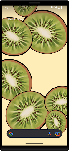 Kiwis Live Wallpaper Screen 3