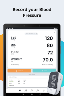 SmartBP Blood Pressure Tracker Screenshot