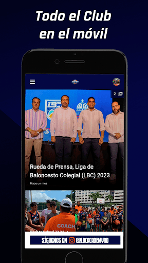 Android application LBC Basketball Academy screenshort