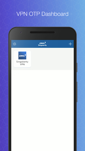 Singalarity Advanced OTP Screen 2