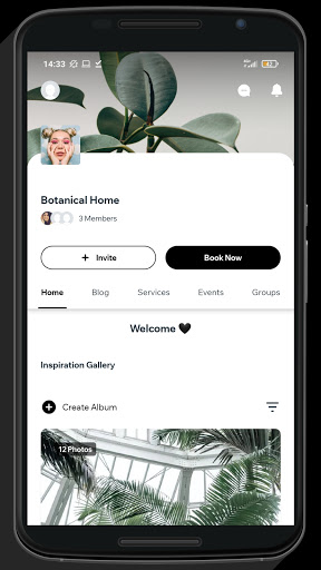 Android application Botanical Home screenshort