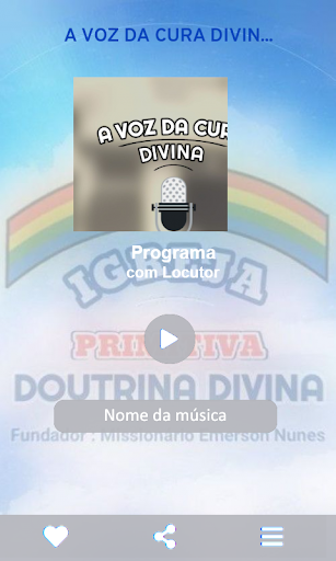 Android application A Voz Da Cura Divina screenshort