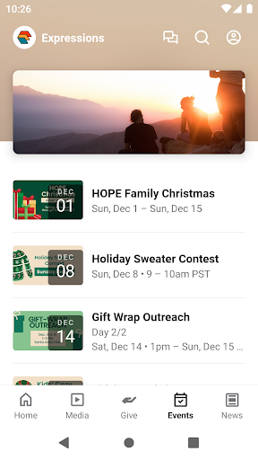 App screenshot
