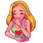 Cover Image of Download Girls Stickers - WAStickerApps  APK