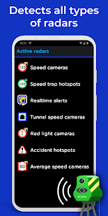 Radarbot Free：スピードカメラ検出器とスピードメーター