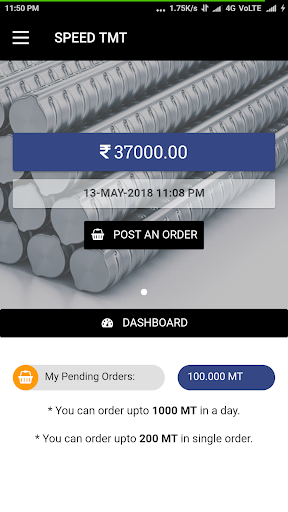 Android application Speed T M T screenshort