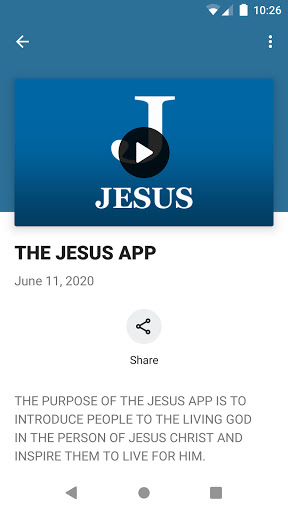 The Jesus App Screen 2