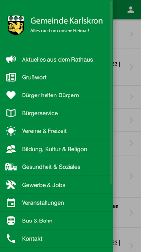 Android application Gemeinde Karlskron screenshort