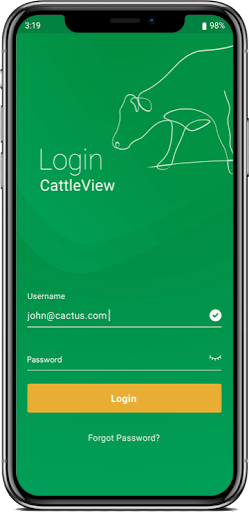 CattleView Mobile Screen 2