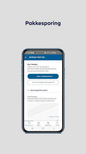 Android application mypostnord screenshort